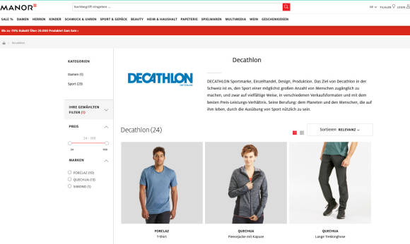 Website Decathlon
