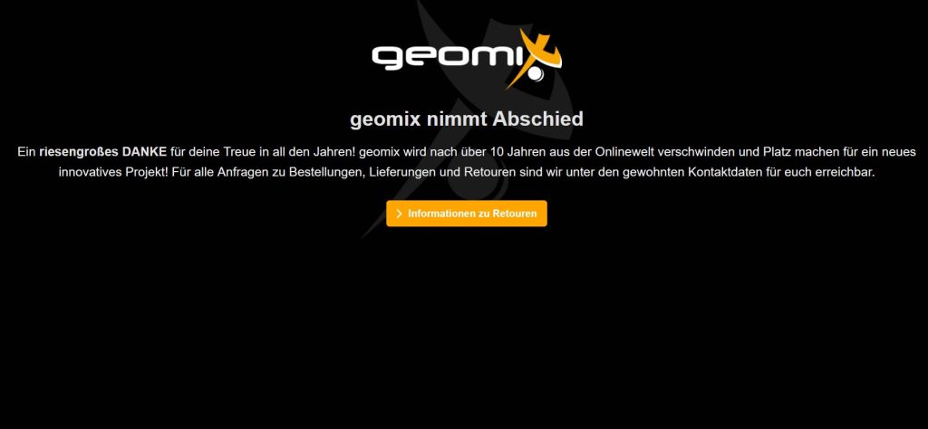 Online-Player Geomix ist erneut pleite – und verabschiedet sich