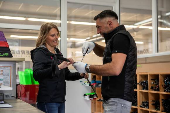 Mitarbieter in der Produktion 