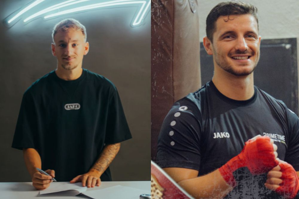 Jako holt Fußballprofi Risch und Boxer Krasniqi in den Athlete Club 