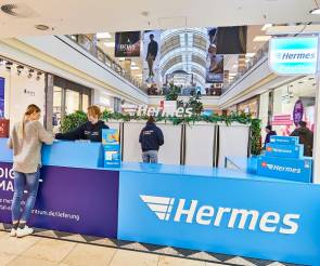 Pop-up Store von Hermes in der Mall