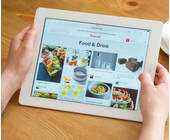 Pinterest auf dem Tablet