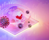 Coronavirus und die Weltkugel