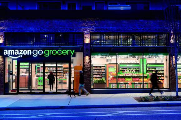 Blaupause für das Lebensmittelgeschäft der Zukunft: In den Amazon-Go-Stores ersetzen Sensoren und Kameras die Ladenmitarbeiter 