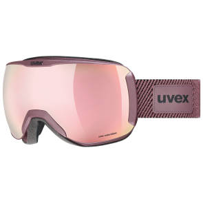 Goggle rose mit braunen Brllenband