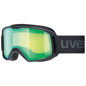 Goggle grün mit schwarzen Brillenband