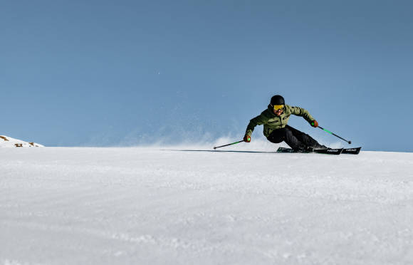 Skifahrer Schnee Berger  