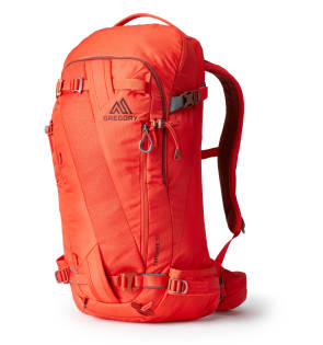 Oranger Rucksack von Gregory