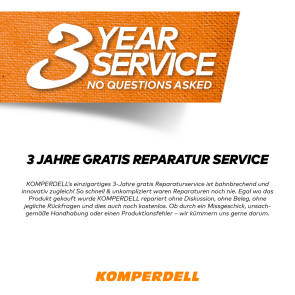 Logo Servicegarantie mit Text