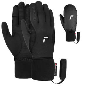 Fingerhandschuh mit Heizsystem schwarz 