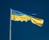 ukrainische Flagge 