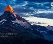 Bergspitze im Sonnenuntergang