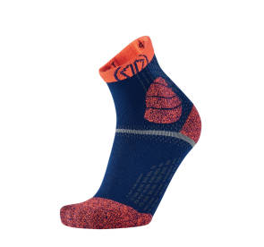 Socken blau-orange