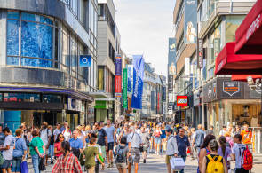 Kölner Innenstadt Fußgängerzone 