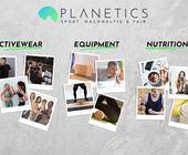 Webseite von Planetics
