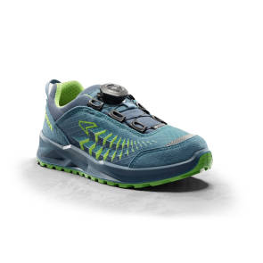 Schuh Junior blau_gruen