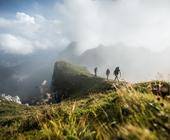 Bergsteiger im alpinen Gelände