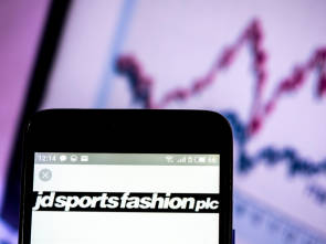 JD Sports Fashion Schriftzug auf Smartphone 