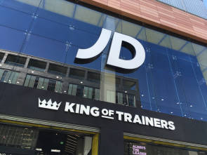 JD Sports Logo auf Shop Außenansicht 