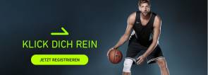 Dirk Nowitzki mit Ball auf Bauerfeind-Portal 