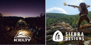 Logos der Marken Kelty und Sierra Design 