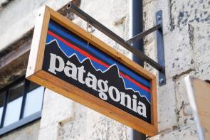 Patagonia-Ladenschild 
