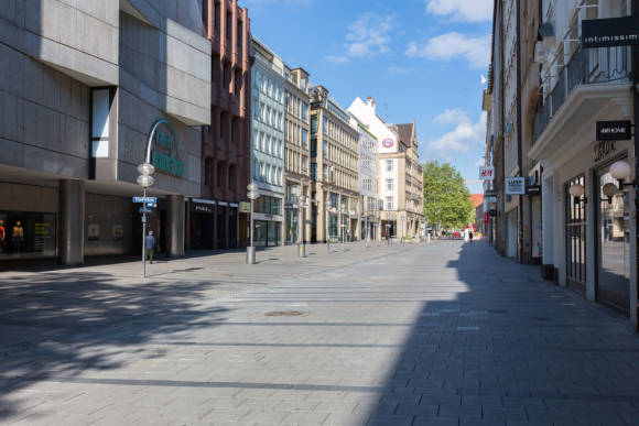 leere Münchner Innenstadt 