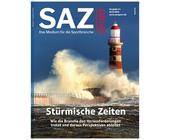 Cover der neuen SAZsport Nr. 8 mit Leuchtturm