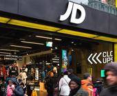 Logo von JD Sports an Londoner Shop