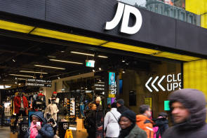 Logo von JD Sports an Londoner Shop 