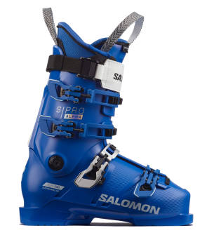 Blauer Ski-Schuh