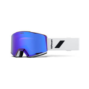 Skibrille mit blauen Gläsern