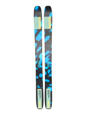 Gemusterter Ski blau