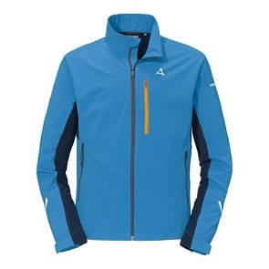 Blaue Softshell Jacke