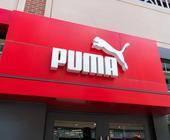 Puma-Logo auf Store-Schild