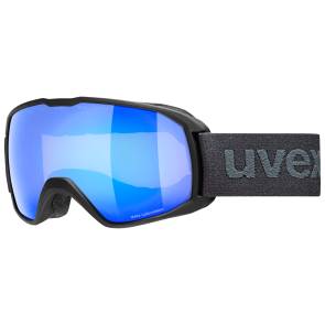 Skibrille mit blauem Glas