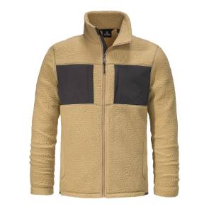 Beige Fleecejacke