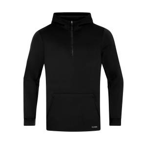 Schwarzer Hoodie mit Reißverschluss