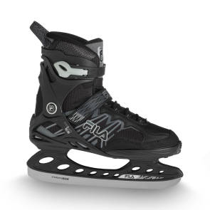 Schwarzer Schlittschuh