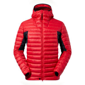 Rote Hoody-Jacke