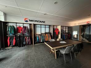 Showroom von Montane im MOC 