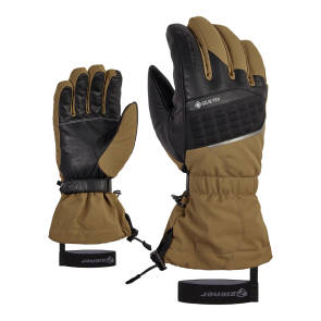 Braun-schwarze Fingerhandschuhe