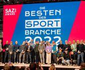 Die besen der Sportbranche Gruppenfoto auf der ISPO