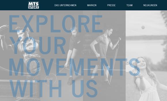 neue Website von MTS Sport 