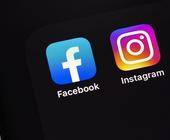 Facebook und Instagram Logos