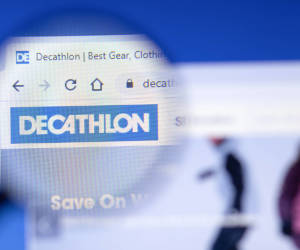 Webseite von Decathlon 