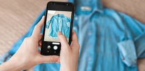 Smartphone-Foto von Kleidung