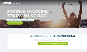 Webseite von BMM Sports 