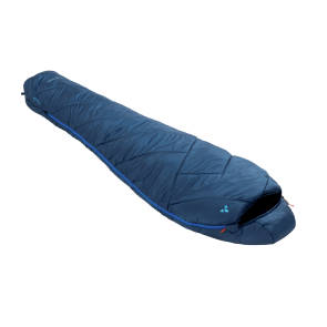 Blauer Mumienschlafsack