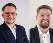 Zwei neue Mitarbeiter von Eschenbach Optik